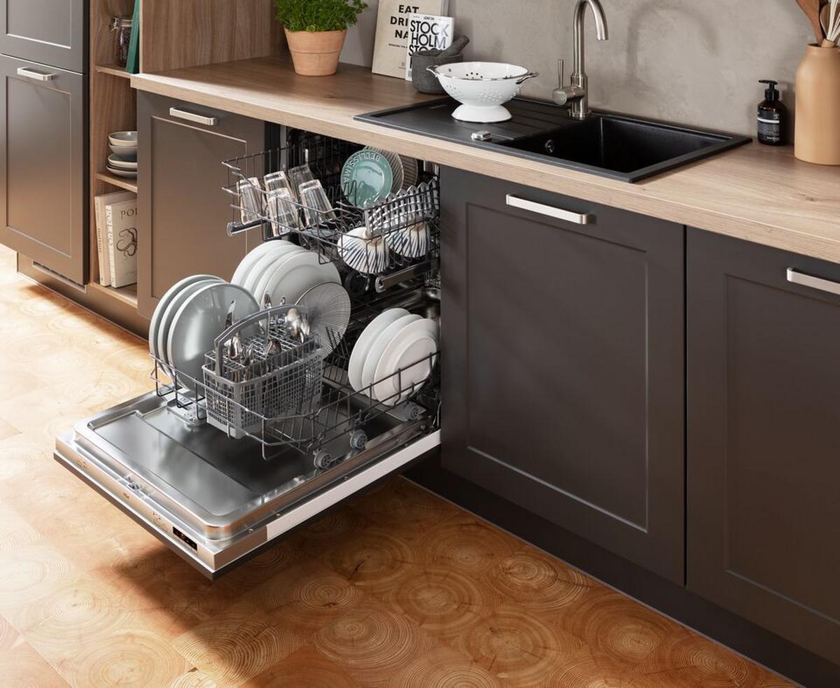 Einbauküche Ip4250 Frei Planbar Modernes Design - Eichefarben/Anthrazit, MODERN, Holzwerkstoff - Impuls