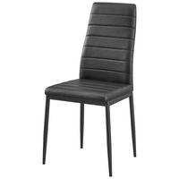 ŽIDLE FRANZI - černá, Konvenční, kov/textil (42/95/51cm)