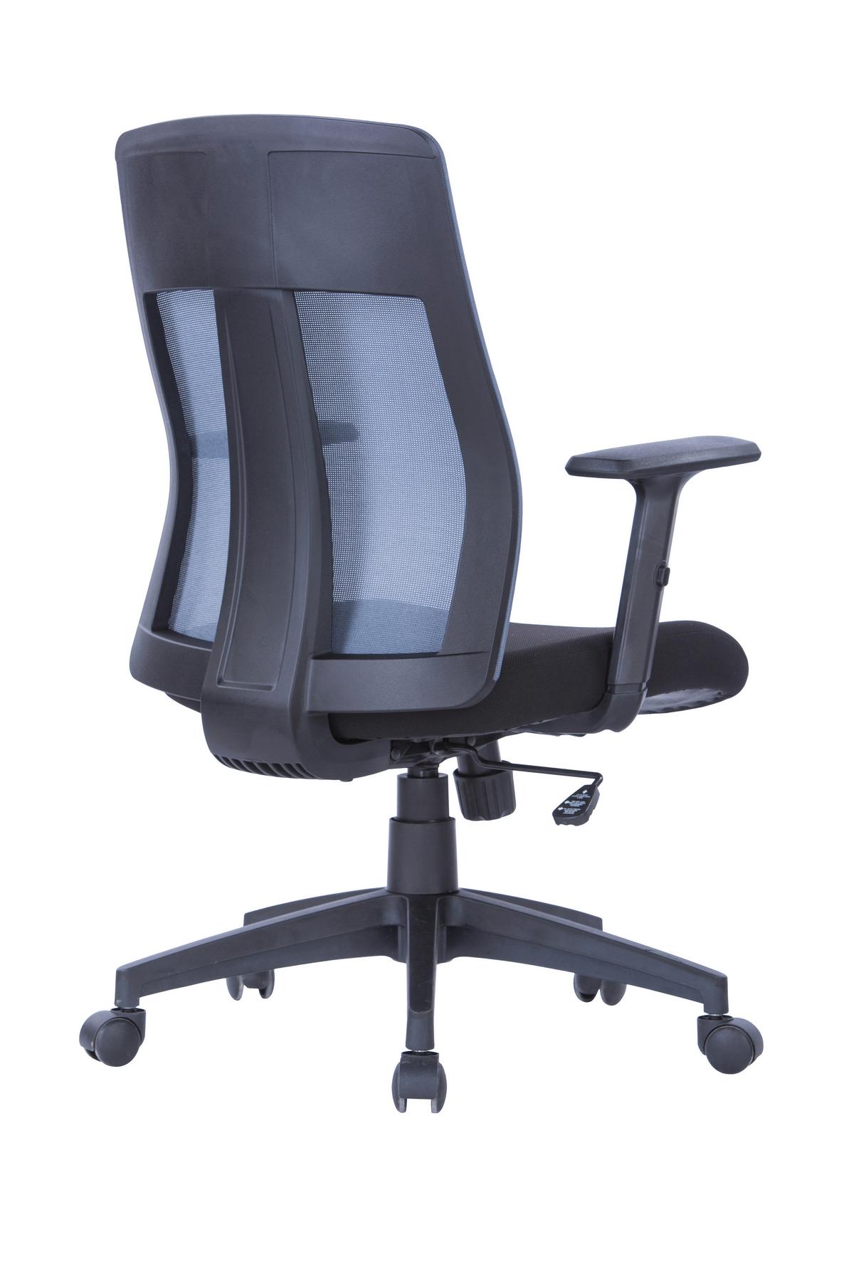 Drehstuhl Laguna Grau B: 64 cm - Schwarz/Grau, Design, Kunststoff/Textil (64/106/61cm) - MID.YOU