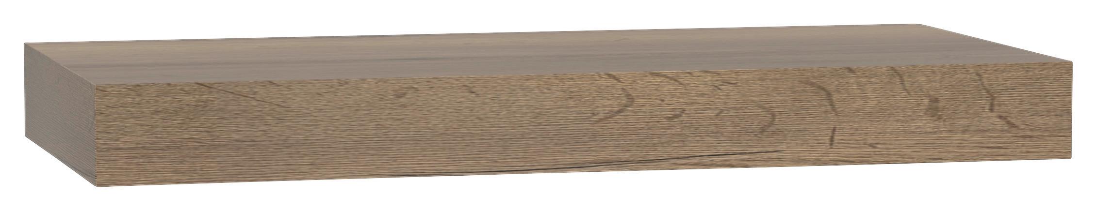 Wandkonsole Las Vegas Eiche dunkel Dekor B: 100 cm - Eiche dunkel, MODERN, Holzwerkstoff (100/10/48cm) - Vertico