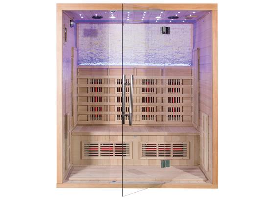 Infrarotkabine 4 Personen 175x200x120cm Bergen - Naturfarben, MODERN, Holz (175/200/120cm) Infrarotkabine 4 Personen 175x200x120cm Bergen - Naturfarben, MODERN, Holz (175/200/120cm)