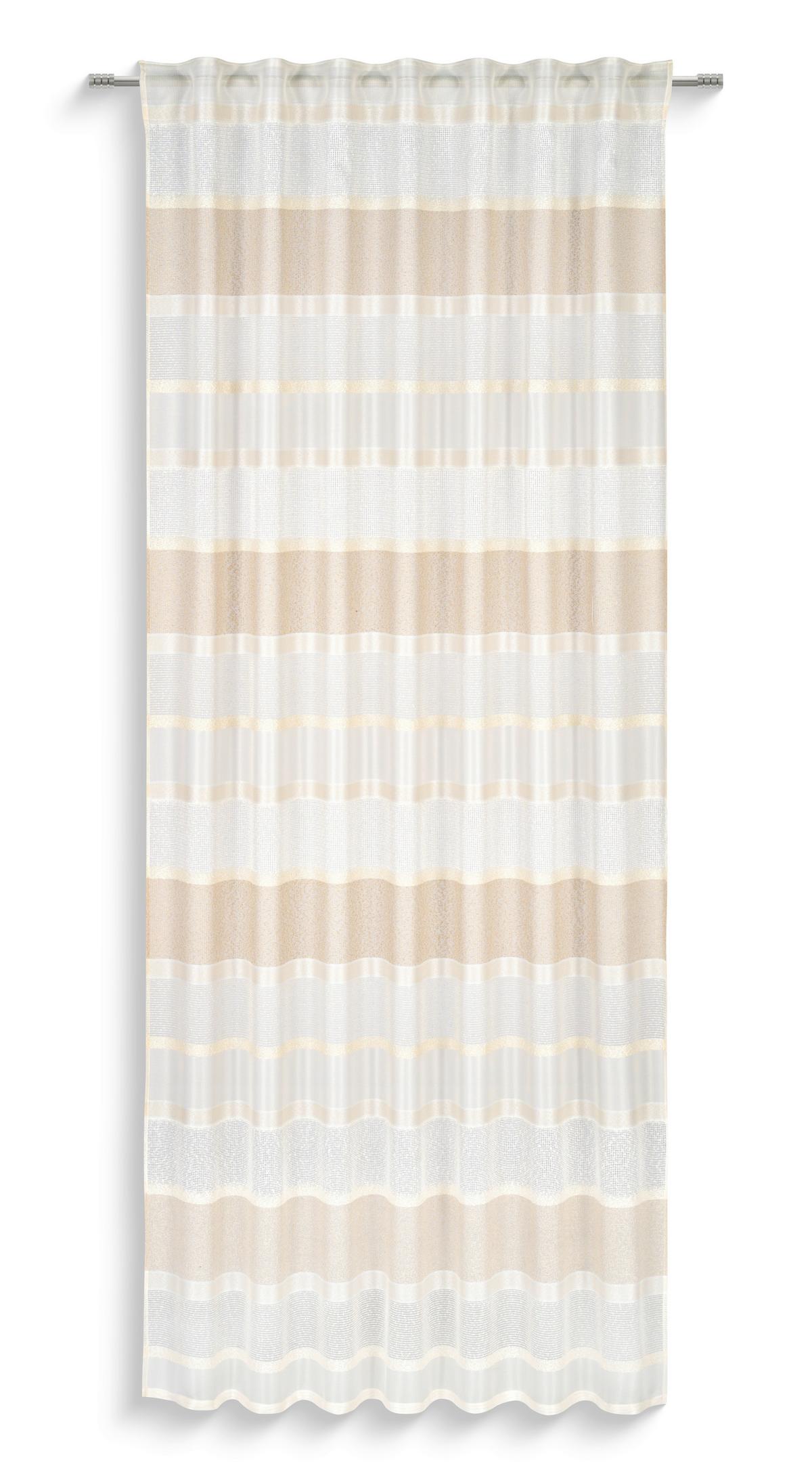 Fertigvorhang Antonella - Beige, MODERN, Textil (140/245cm) - Luca Bessoni