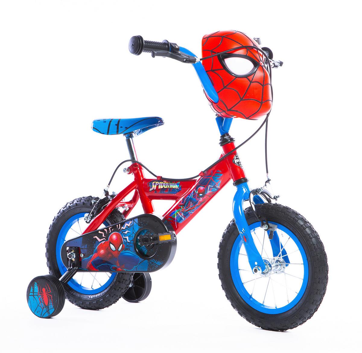 Kinderfahrrad Mit Stützrädern Huffy Spider-Man 12 - Blau, Basics, Metall (54/84,5/73,5cm)