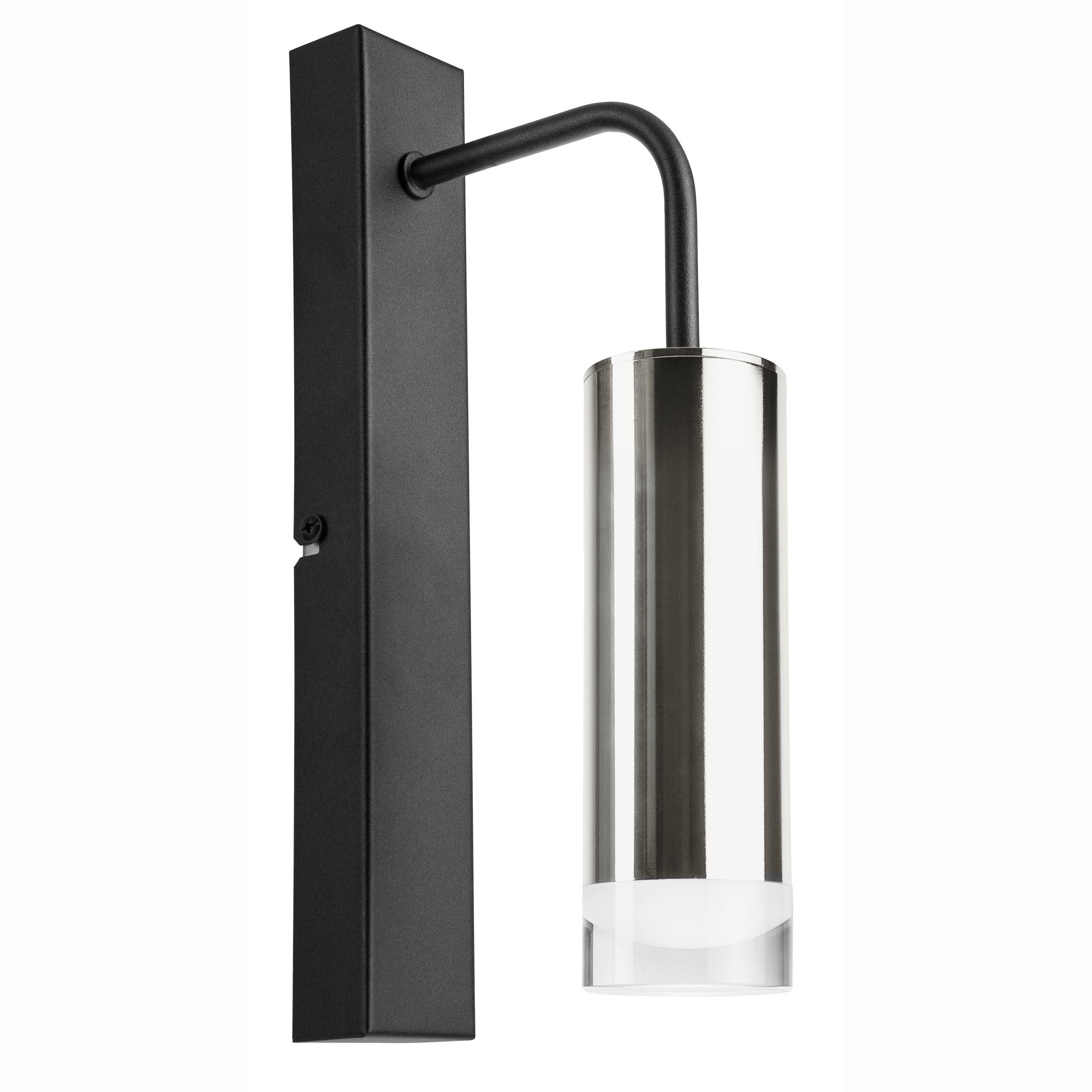 Wandleuchte 39756 Diego Chrome - Chromfarben, Design, Metall (32/6/32cm)