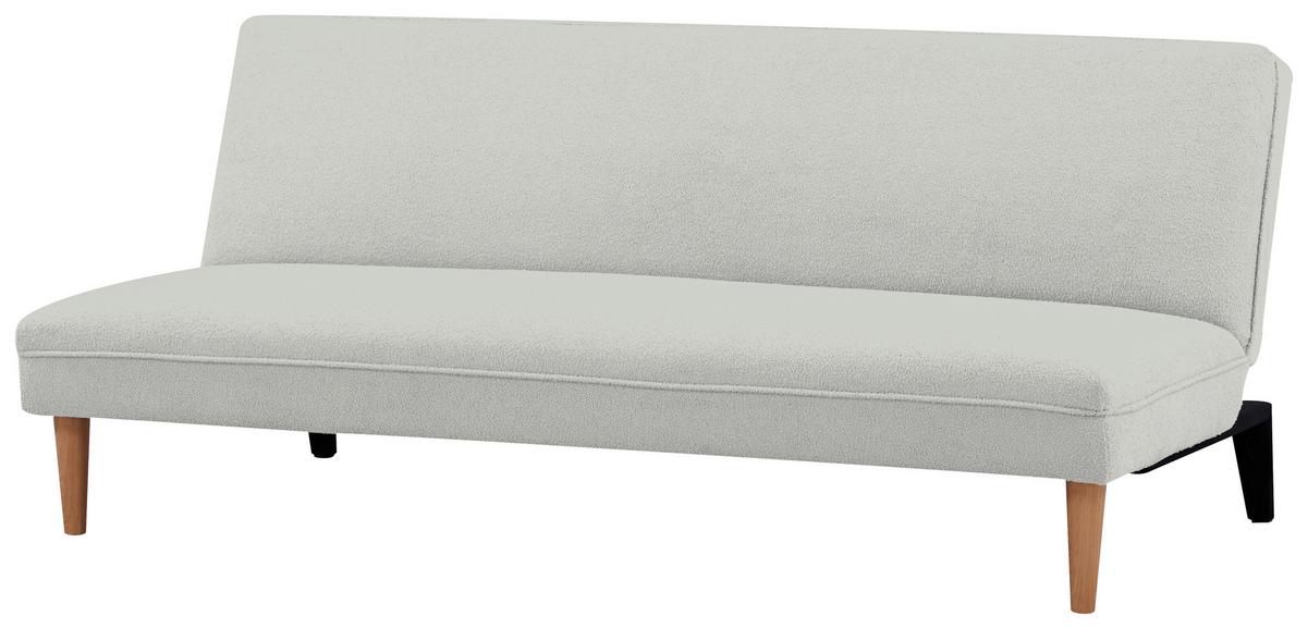 Rozkladacia pohovka ZERR, buklé, biela - čierna/biela, Modern, drevo/textil - P & B