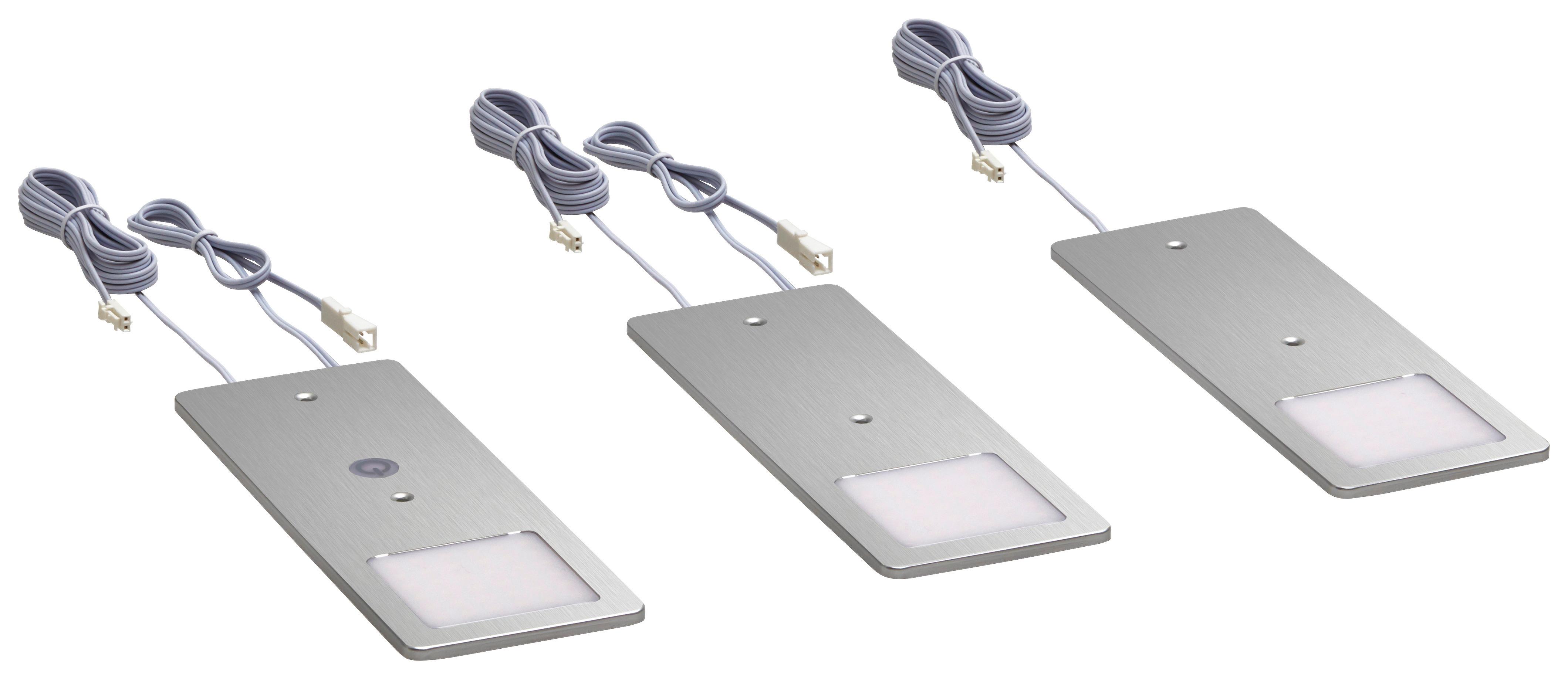 SADA PODSVĚTLENÍ LENA - barvy stříbra, Moderní, plast (19/0,4/7cm) - Sistant