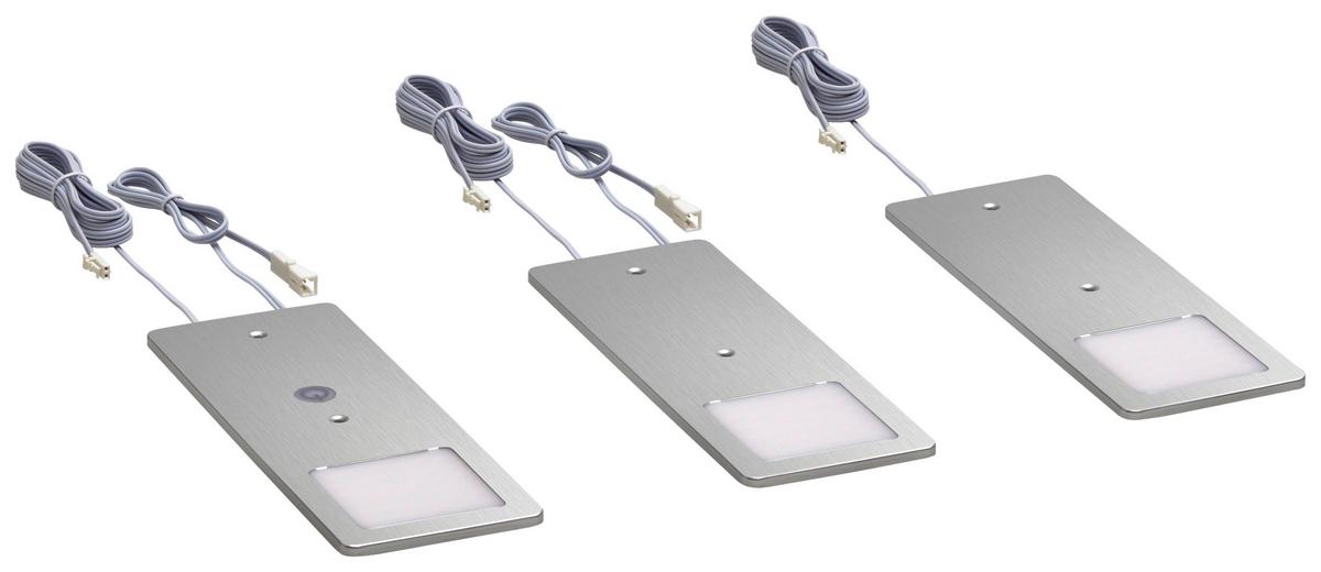 SADA PODSVĚTLENÍ LENA - barvy stříbra, Moderní, plast (19/0,4/7cm) - Sistant