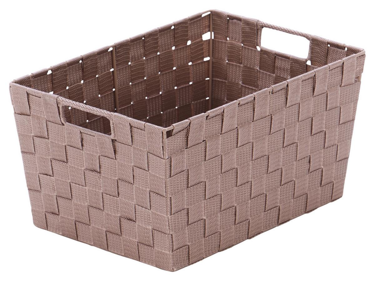 Regalkorb Carolyn - Hellbraun, Basics, Kunststoff (38/19/26cm) - Ondega