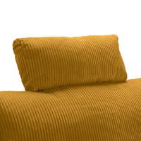 Opierka hlavy LILLE, kari žltý menčester - kari žltá, Modern, textil (58/23/10cm) - Mömax