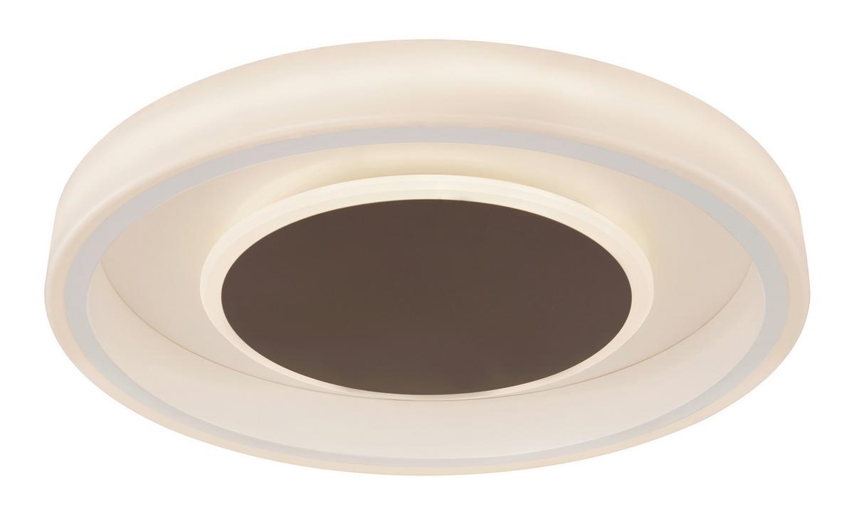 Led Mennyezeti Lámpa 48398-40 Goffi - barna/opál, Konventionell, műanyag/fém (50/9cm)