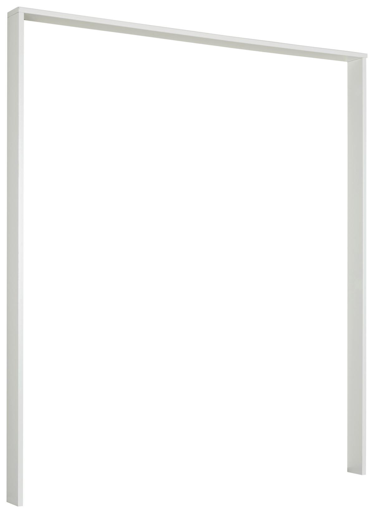 Paspartový rám OLDENBURG - bílá, Konvenční, kompozitní dřevo (183/204/12cm) - Mömax