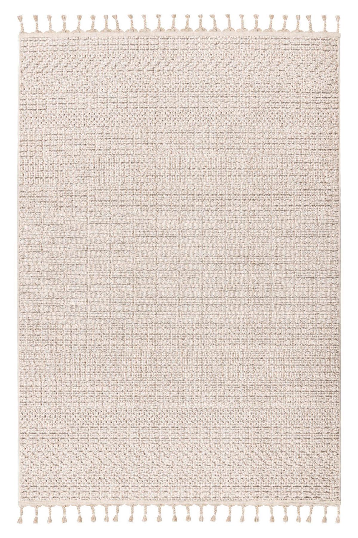 Flachwebteppich Beige, BxL: ca. 160x230 cm - Beige, Basics, Textil (160/230cm) - Kayoom