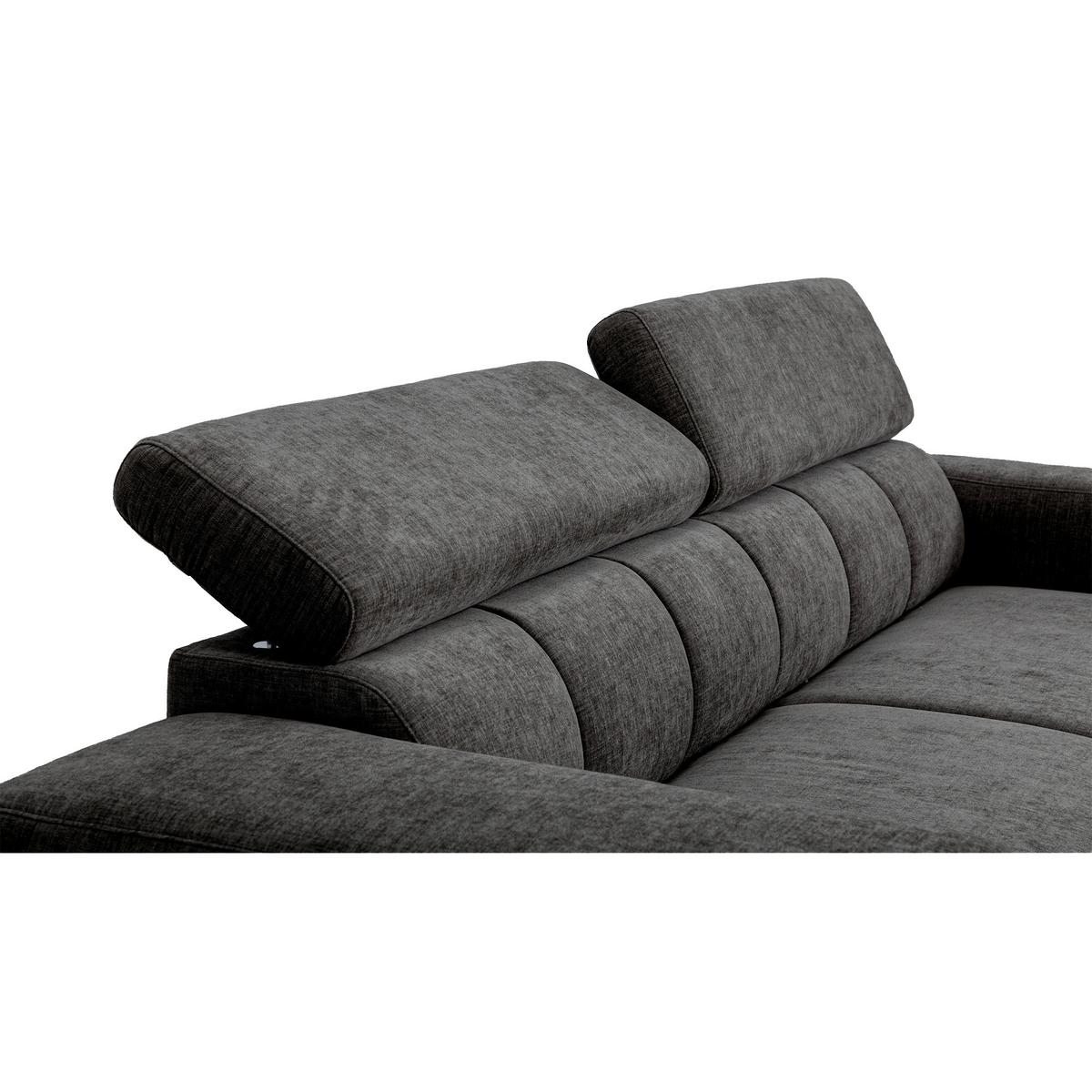 3-SitzerSofa m. Schlaffunktion Sirius S schwarz, B: 251cm - Schwarz, KONVENTIONELL, Holz/Holzwerkstoff (251/96/100cm)