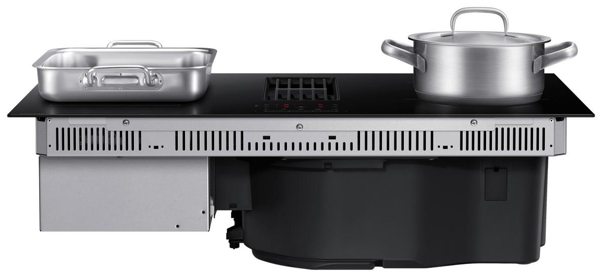 Kochfeld-Dunstabzugs-Kombi Induktion B: 80 cm - Schwarz, MODERN (80/23/52cm) - Samsung