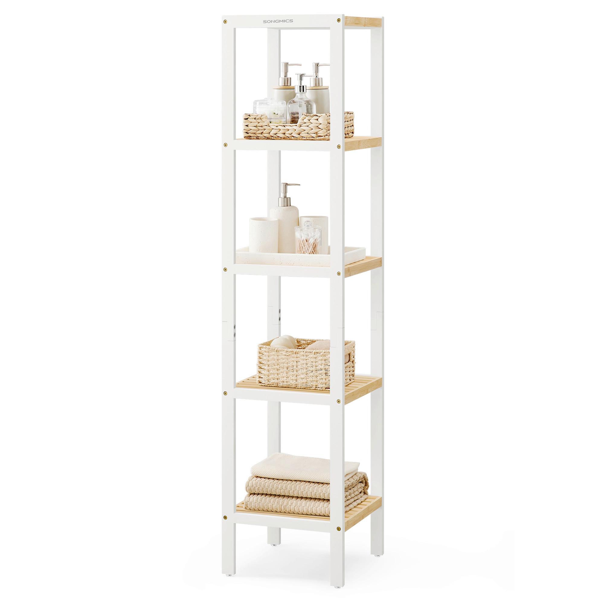 REGAL Naturfarben/Weiß B: 33 cm - Naturfarben/Weiß, Basics, Naturmaterialien (33/146/33cm)