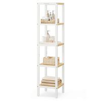 REGAL Naturfarben/Weiß B: 33 cm - Naturfarben/Weiß, Basics, Naturmaterialien (33/146/33cm)