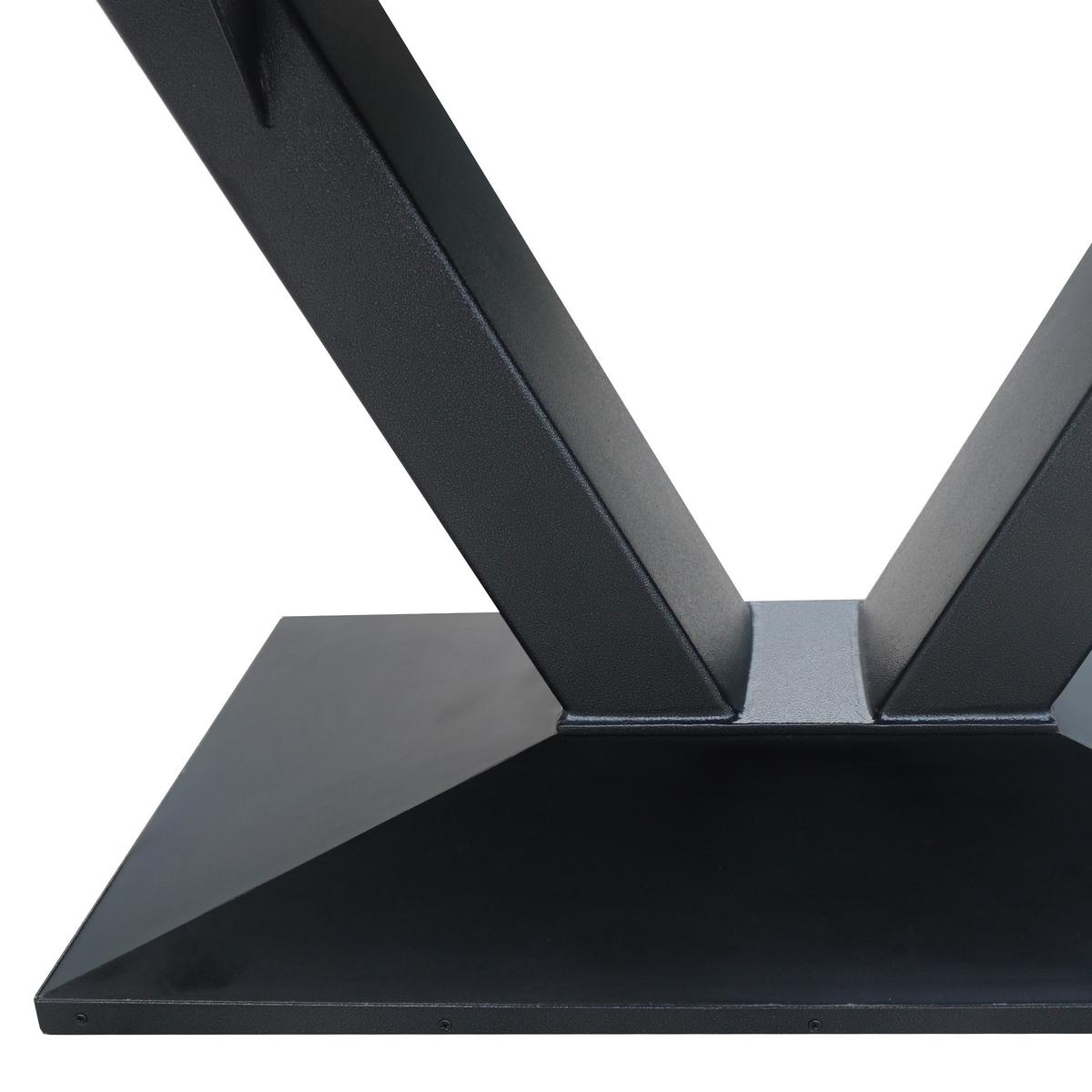 Tischfußball Worldcup Premium Pro Holz/Metall Schwarz/Weiß - Schwarz/Weiß, KONVENTIONELL, Holz/Metall (76/90/144cm) - Ambia Garden