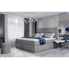 Boxbett Vivre Hellgrau Lf: 180x200 cm - Silberfarben/Hellgrau, MODERN, Holz/Textil (180/200cm) - MID.YOU