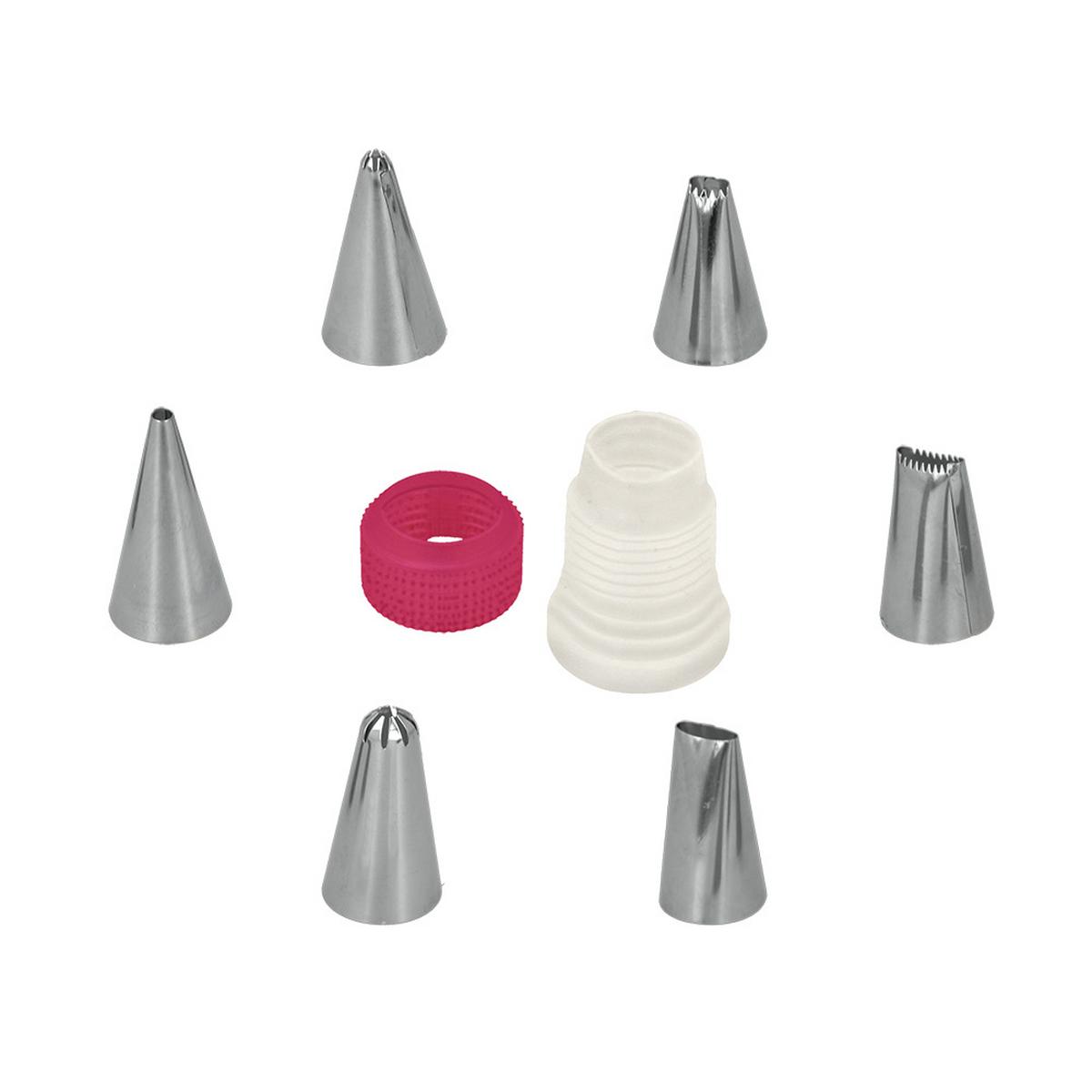 Tortadekoráló Szett 6 Darabos - műanyag (9,5/16/2,6cm)