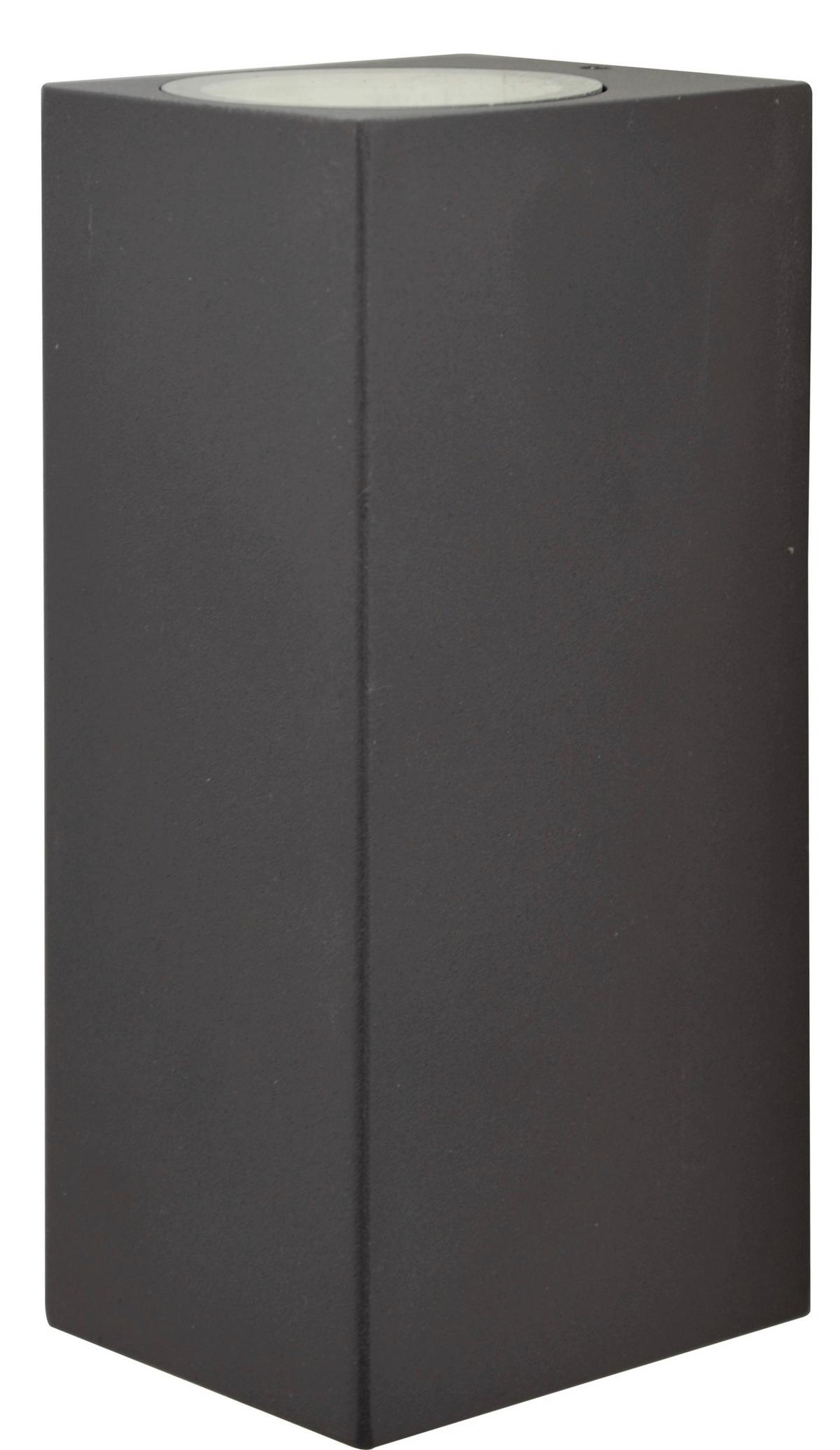Außenwandleuchte 2528000141696 Aster - Anthrazit, Design, Glas/Metall (16/6,8/7,8cm)