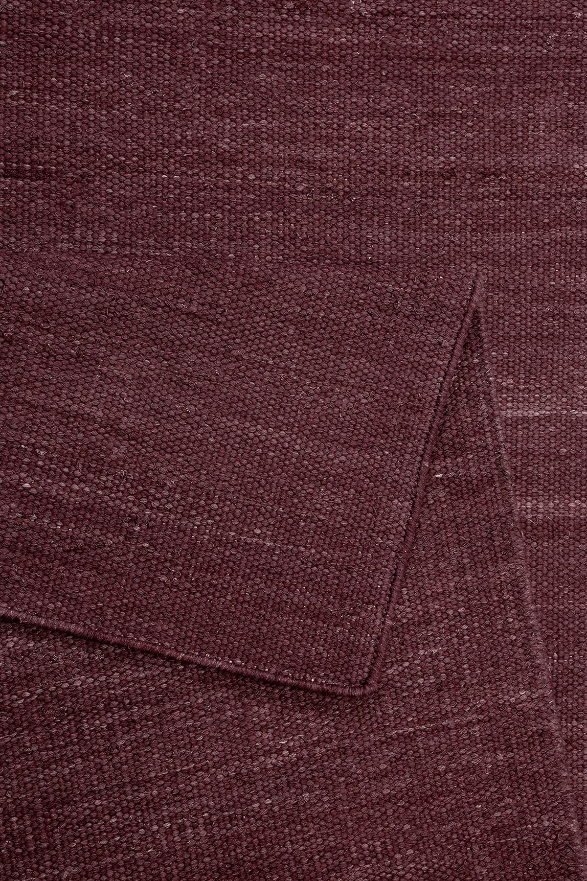 Handwebteppich Bordeaux Baumwoll Rainbow Kelim 130x190 - Bordeaux, KONVENTIONELL, Textil (130/190cm) - Esprit