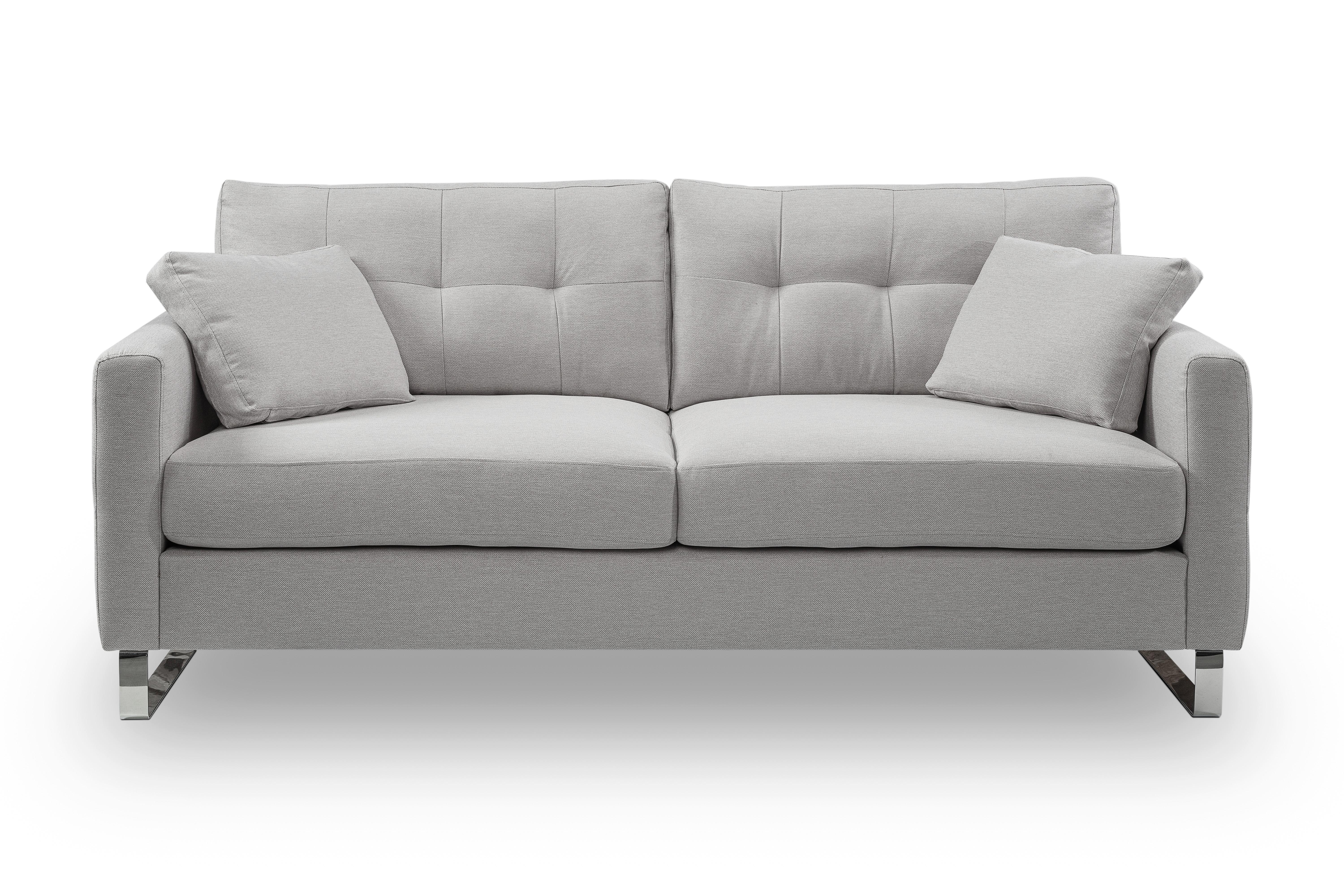 2,5-Sitzer Hera Hellgrau B: 203cm