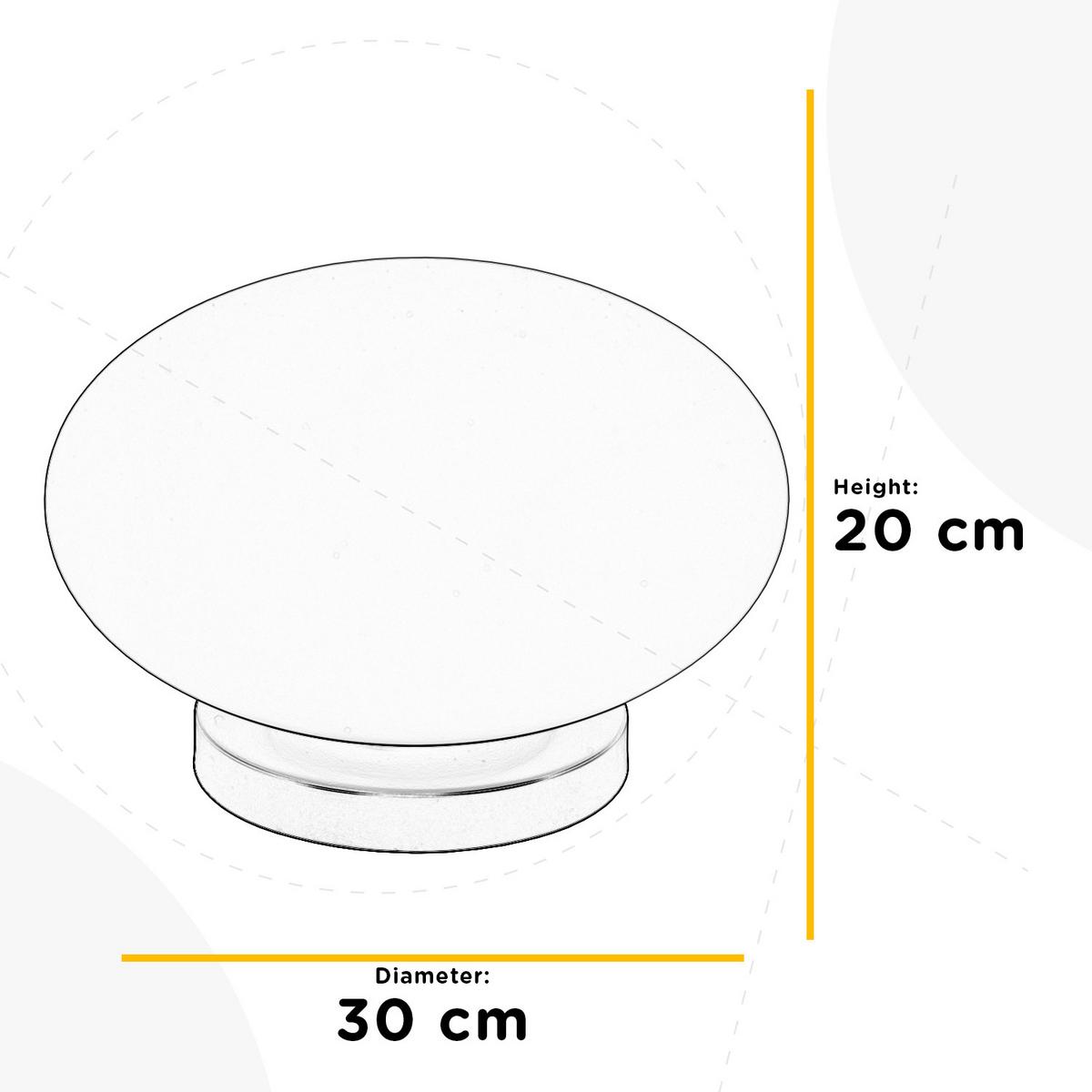 Tischleuchte Goldfarben D: 30 Cm 6w - Goldfarben, KONVENTIONELL, Glas/Metall (30/20cm)