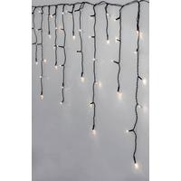 Lichtervorhang 410843 Lichtervorhang - Transparent/Schwarz, Basics, Kunststoff (1190cm) - Eglo