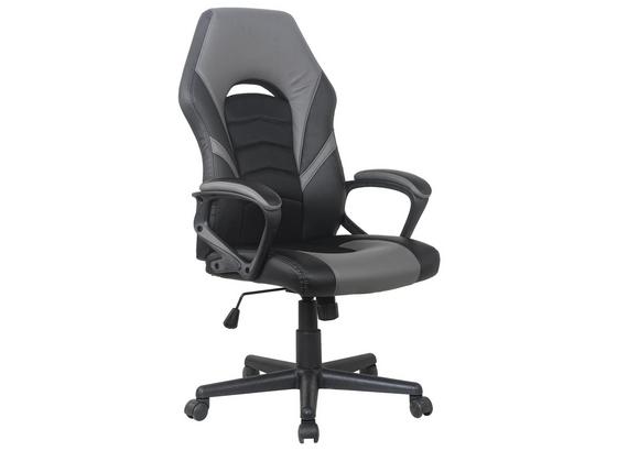 Gamingstuhl Friends B: 59 cm Schwarz/Grau - Dunkelgrau/Schwarz, MODERN, Kunststoff/Textil (59/111-124/63,5cm) - Livetastic Gamingstuhl Friends B: 59 cm Schwarz/Grau - Dunkelgrau/Schwarz, MODERN, Kunststoff/Textil (59/111-124/63,5cm) - Livetastic