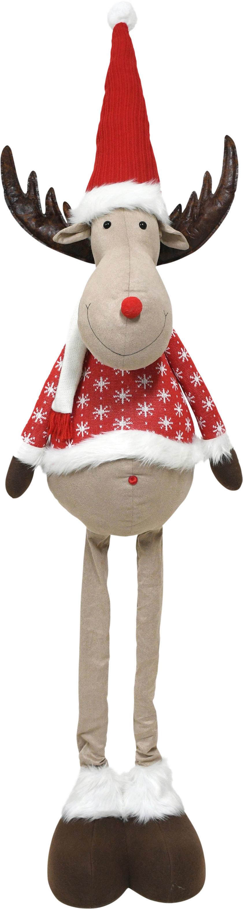 Skřítek DONN - bílá/červená, Konvenční, kov/textil (42/160/40cm) - Mömax