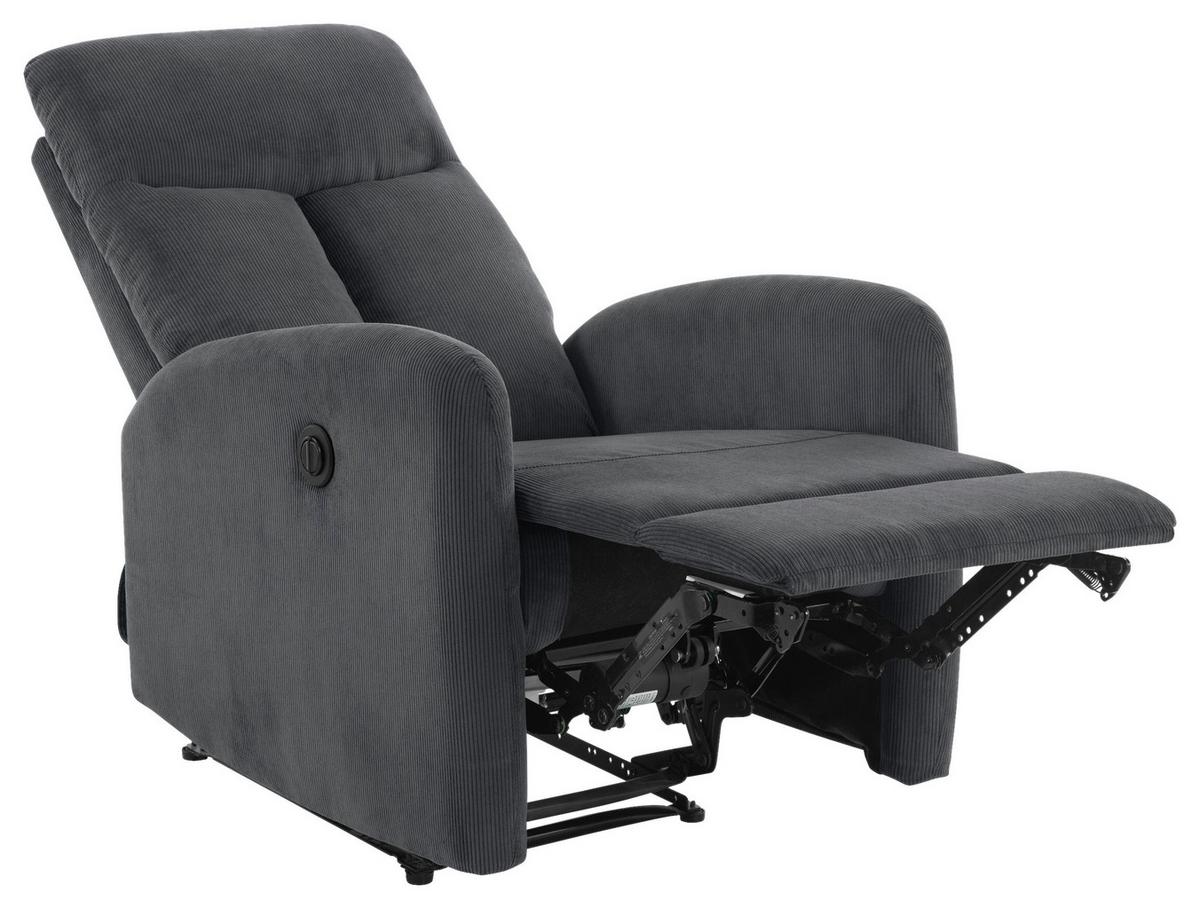 Fernsehsessel Helsinki Dunkelgrau, B: 69 Cm - Dunkelgrau, MODERN, Holz/Textil (69/101/88cm)