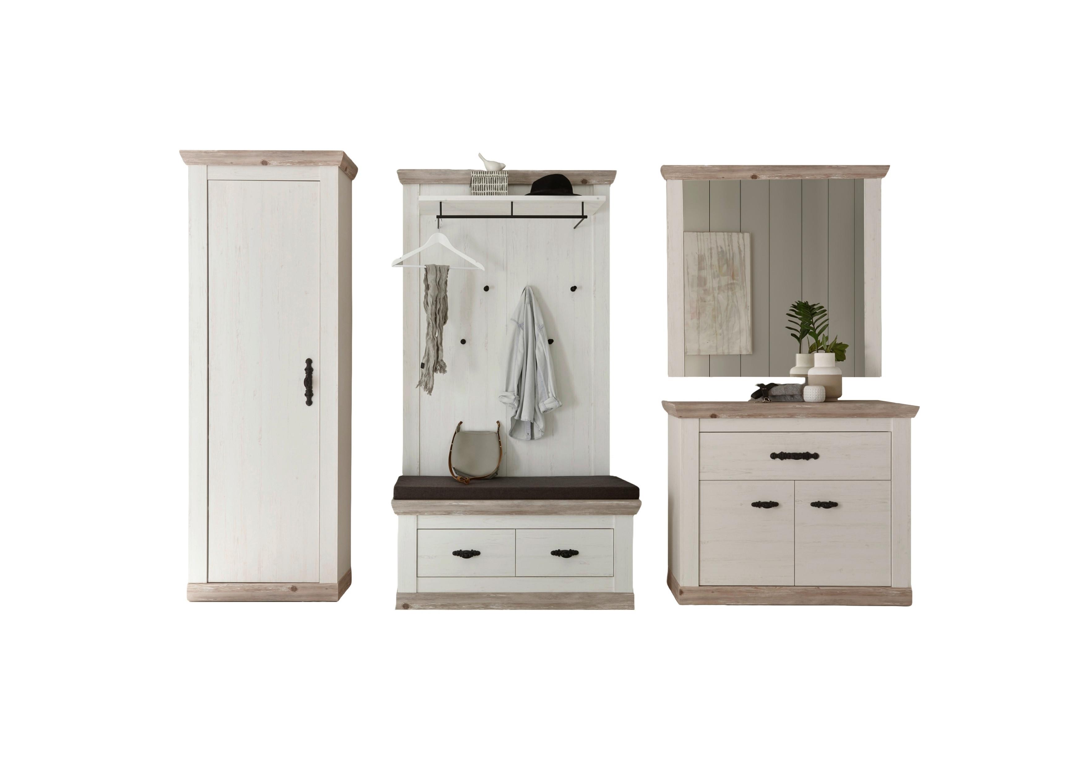 Garderobe Florenz Pinienfarb./hellbraun B: 307cm