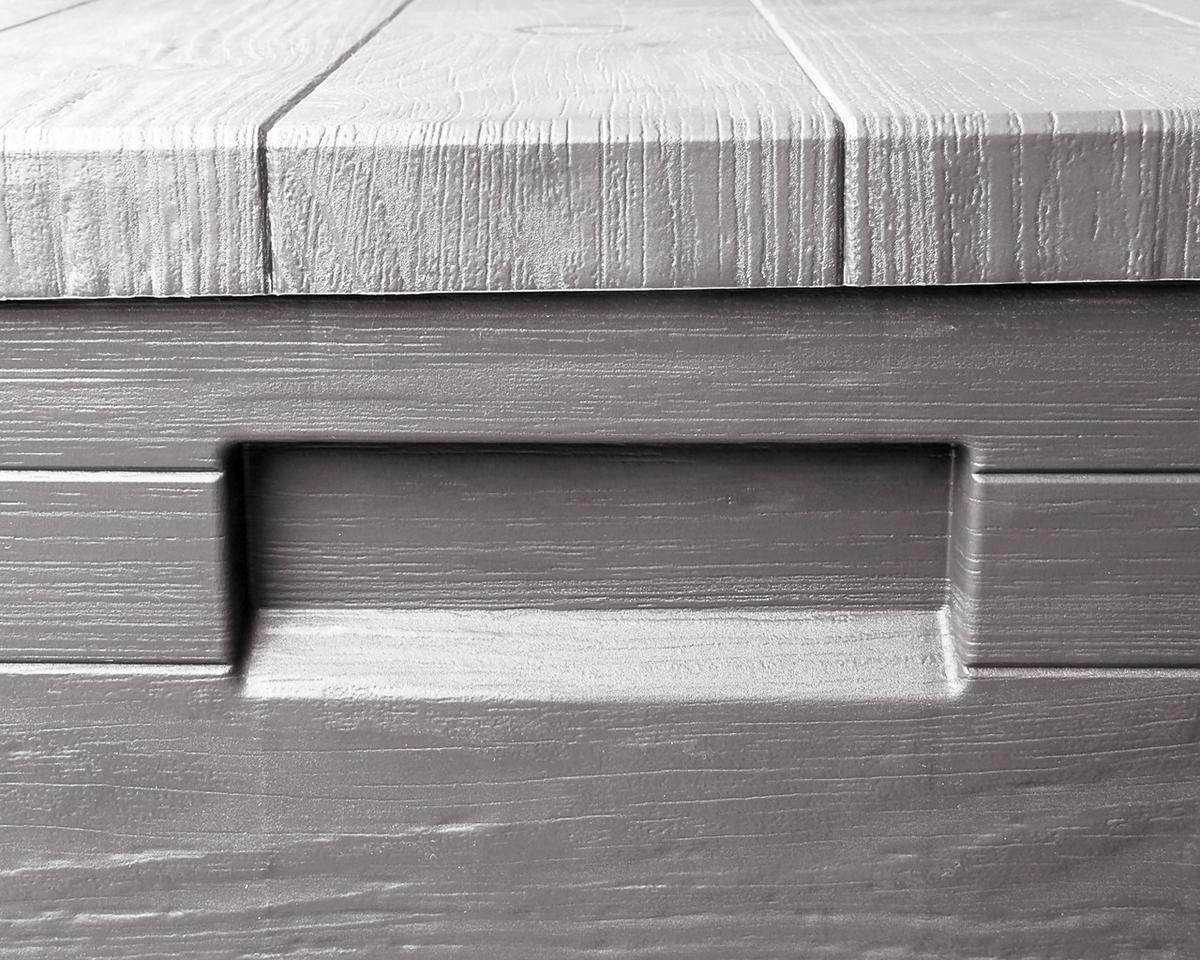 Kissenbox Madera Mini 44x50x43cm 90l Hellgrau - Hellgrau, Basics, Kunststoff (44/50/43cm)