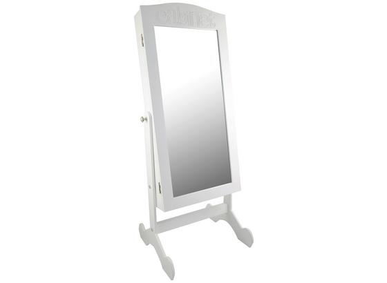 Schmuckschrank Ines Weiss inkl. Licht - Weiß, MODERN, Glas/Holzwerkstoff (36/30/82cm) Schmuckschrank Ines Weiss inkl. Licht - Weiß, MODERN, Glas/Holzwerkstoff (36/30/82cm)