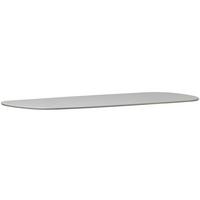 TISCHPLATTE Tablo Hellgrau L: 220cm - Hellgrau, MODERN, Holz (220/100/2,4cm) - Livetastic
