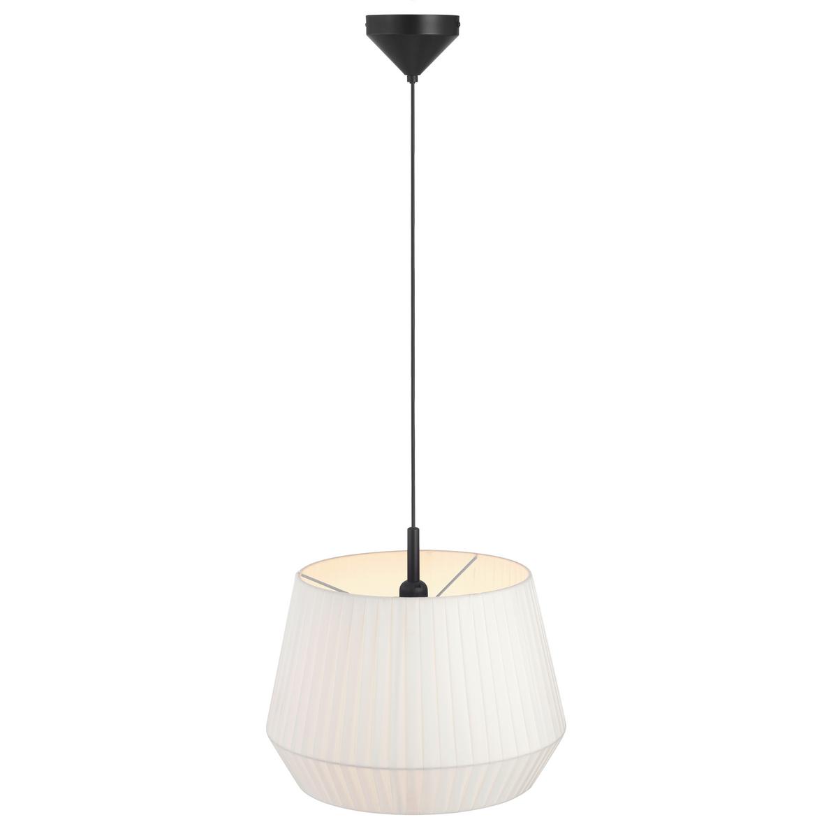 Hängeleuchte Dicte Pela Weiß D: 40 cm - Weiß, Design, Textil (40/33,7cm) - Nordlux