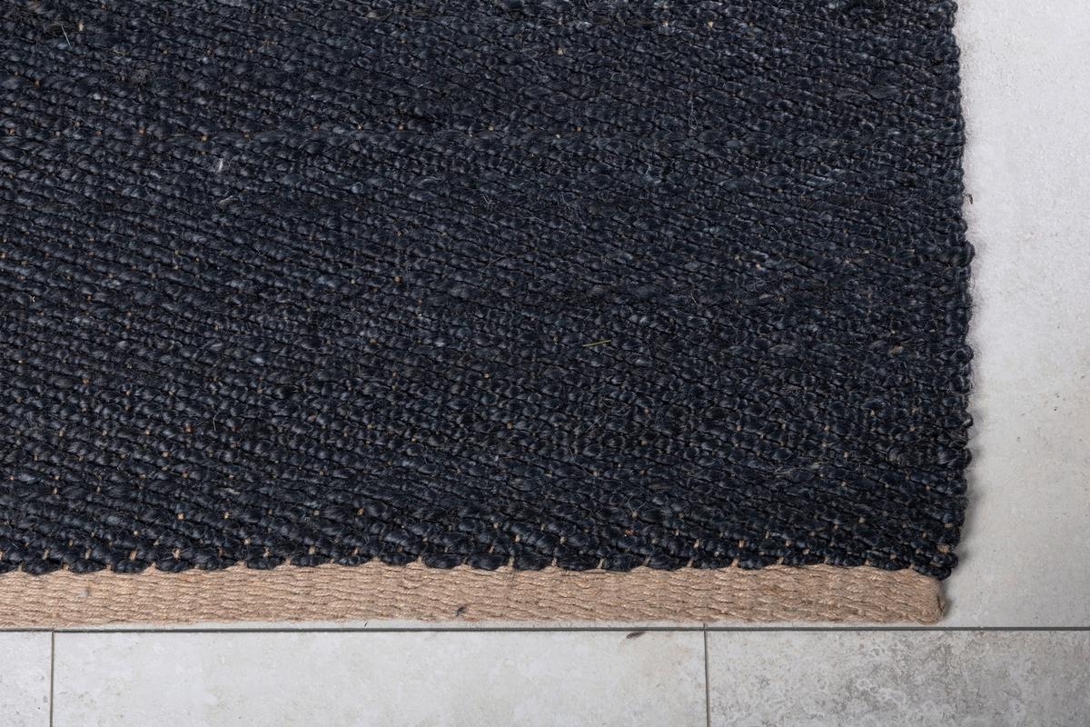Flachwebteppich Kali - Schwarz, LIFESTYLE, Textil (170/240cm) - P & B