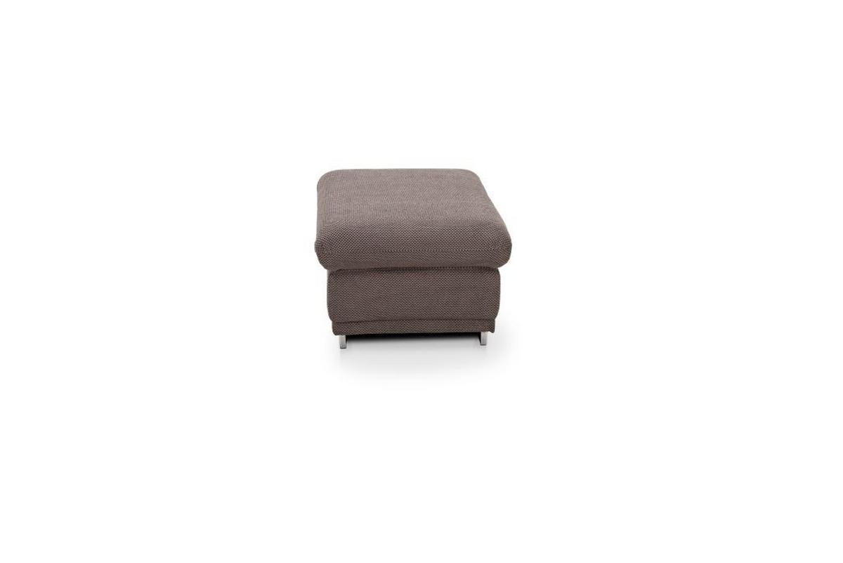 Taburetka SEASIDE, cappuccino - cappuccino/chrómová, Konventionell, kov/textil (97/47/67cm)
