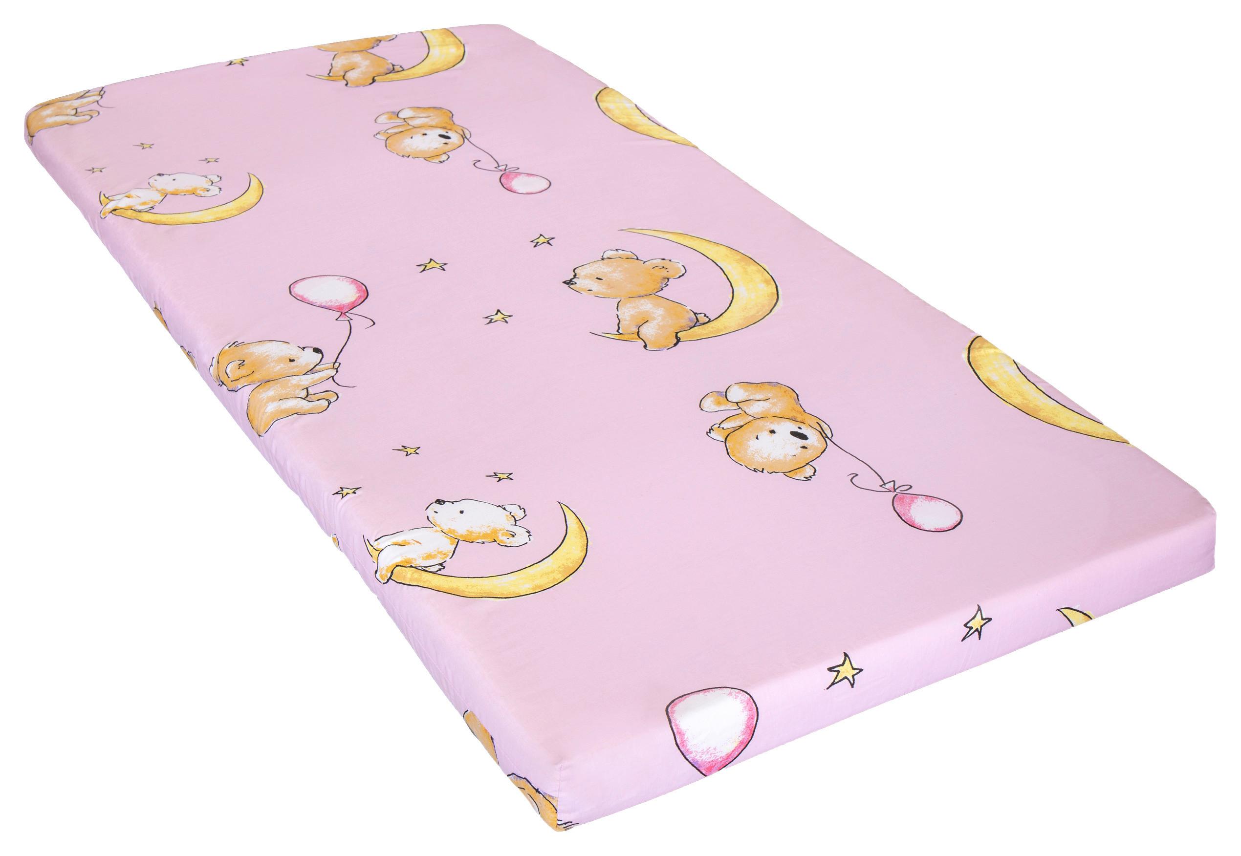Kindermatratze Chloe 120x60 Cm Bezug Abnehmbar - Altrosa, KONVENTIONELL, Textil (120/60/5cm) - Primatex