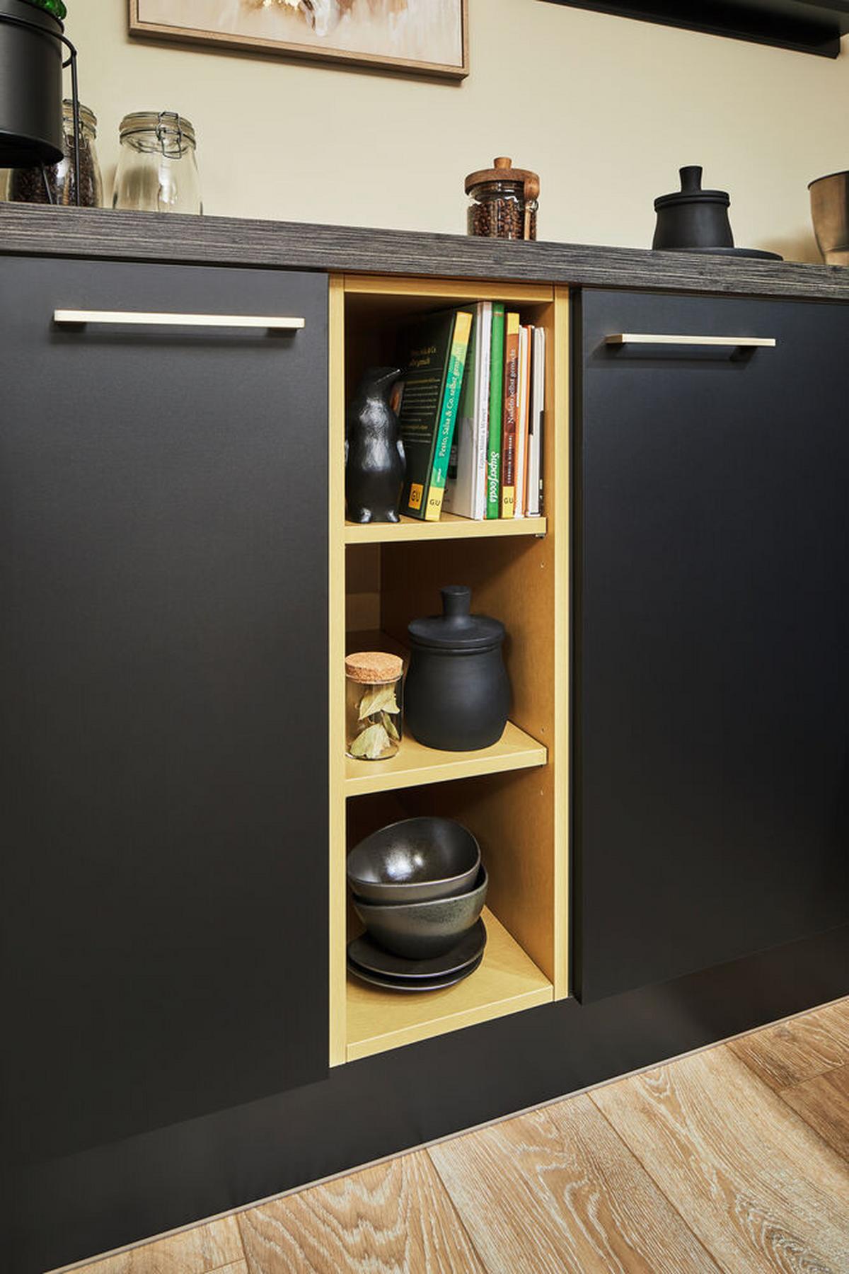 Einbauküchen Pn 210 Frei Planbar Modernes Design - Holzwerkstoff - Pino
