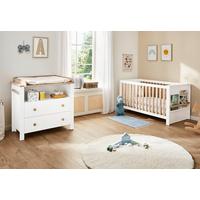 Babyzimmer Lova 2 Teilig - Naturfarben/Weiß, Basics, Holz - Pinolino