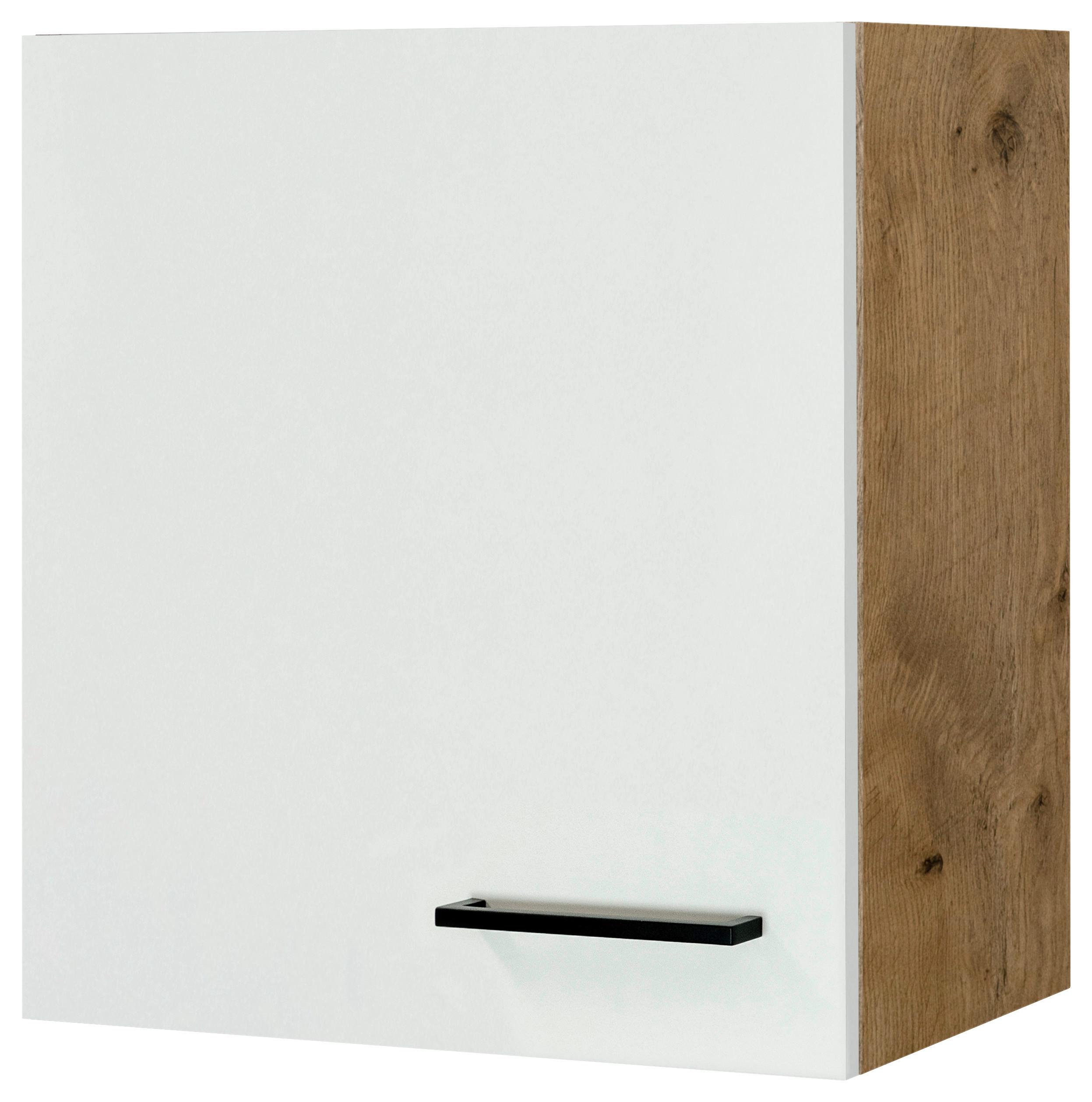 Kuchyňská horní skříňka AVILA AVILA H 50 - barvy dubu/černá, Konvenční, kov/kompozitní dřevo (50/54,8/32cm) - FlexWell