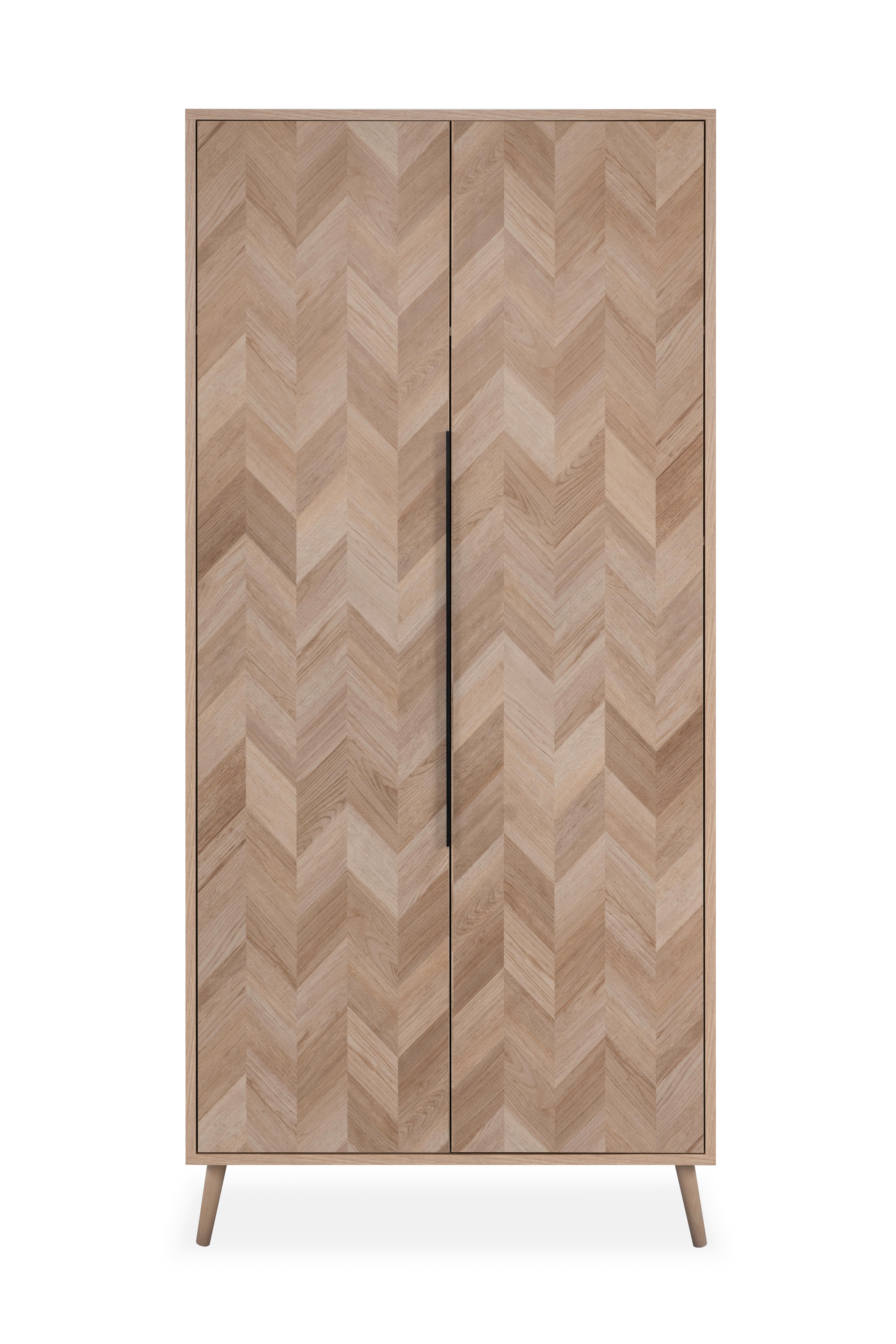 Nyílóajtós Szekrény Malmö 60a 90/190 Cm - Sonoma tölgy, faalapú anyag (90/190,5/55cm)