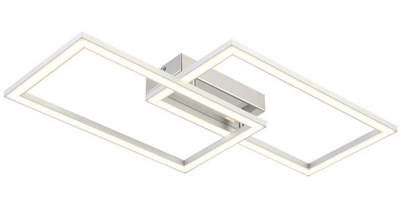 LED-Deckenleuchte Tracy L: 50 cm, 1-Flammig - Alufarben, MODERN, Kunststoff/Metall (50/28/6cm) - Luca Bessoni