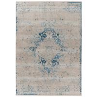 Vintage-Teppich Dilan 200 - Blau, KONVENTIONELL, Textil (160/230cm)