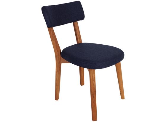 Stuhl Lotos Blau - Blau/Eichefarben, MODERN, Holz/Textil (46/81,5/59cm) Stuhl Lotos Blau - Blau/Eichefarben, MODERN, Holz/Textil (46/81,5/59cm)