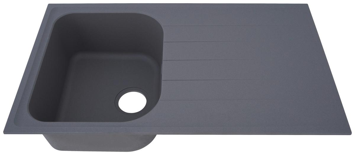 Spüle Respekta Stein Bxt: 86x50 cm - Grau, Trend, Stein (86/20,9/50cm) - Respekta