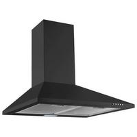 Dunstabzugshaube Karena Schwarz B: 60 Cm, Led - Schwarz, Trend, Metall (60/58-96/47,5cm) - Respekta