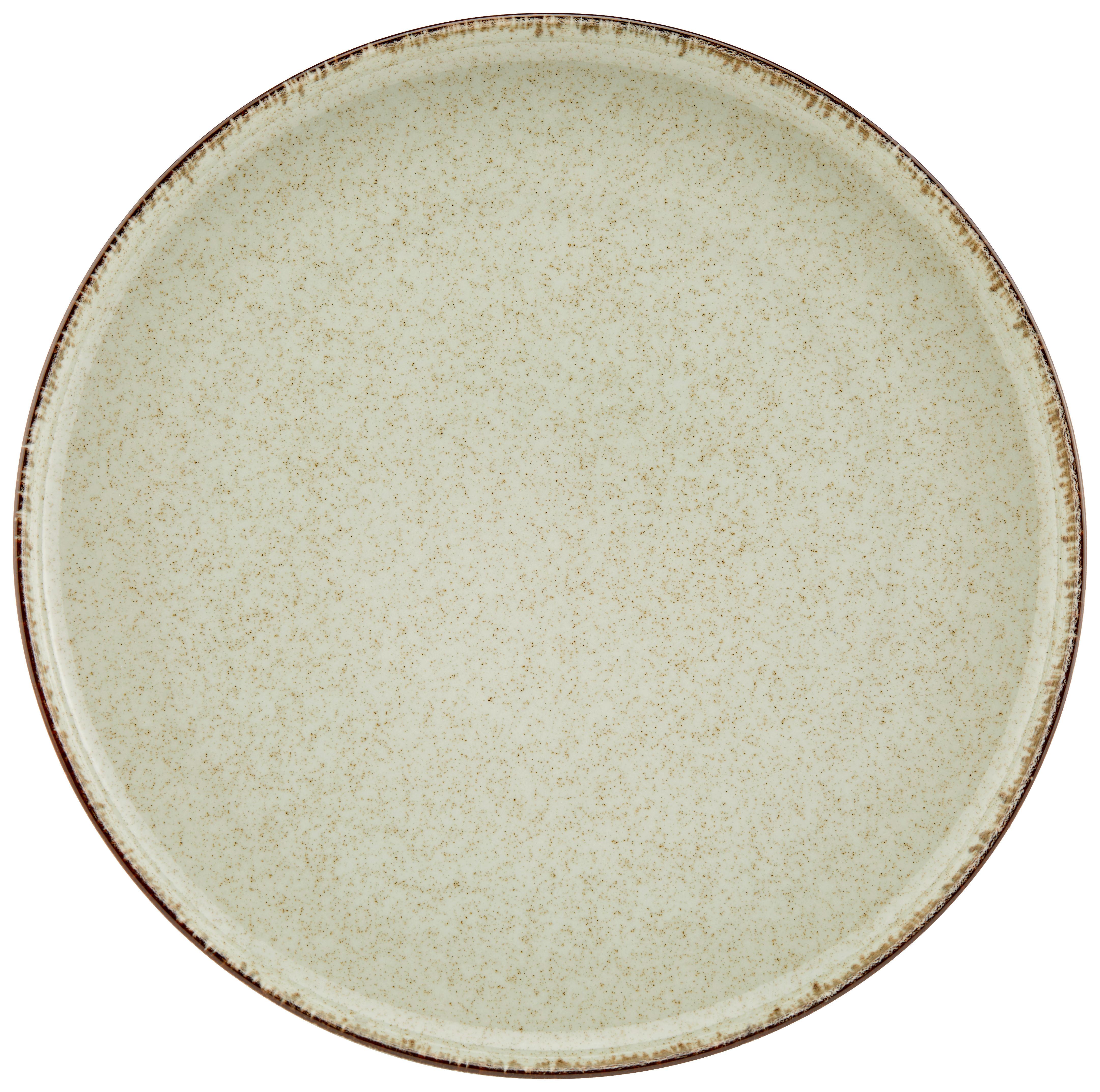 Speiseteller Porzellan grün Sonora Ø ca. 27 cm - Grün, MODERN, Keramik (27cm) - James Wood