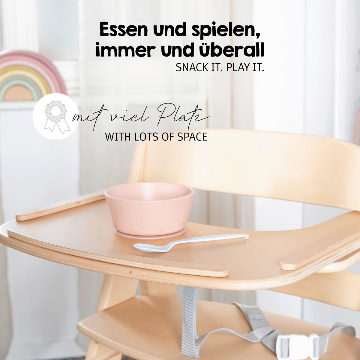 Essbrett mit Schutzkanten natur - Naturfarben, Basics, Holzwerkstoff (42/2/40cm) - Roba